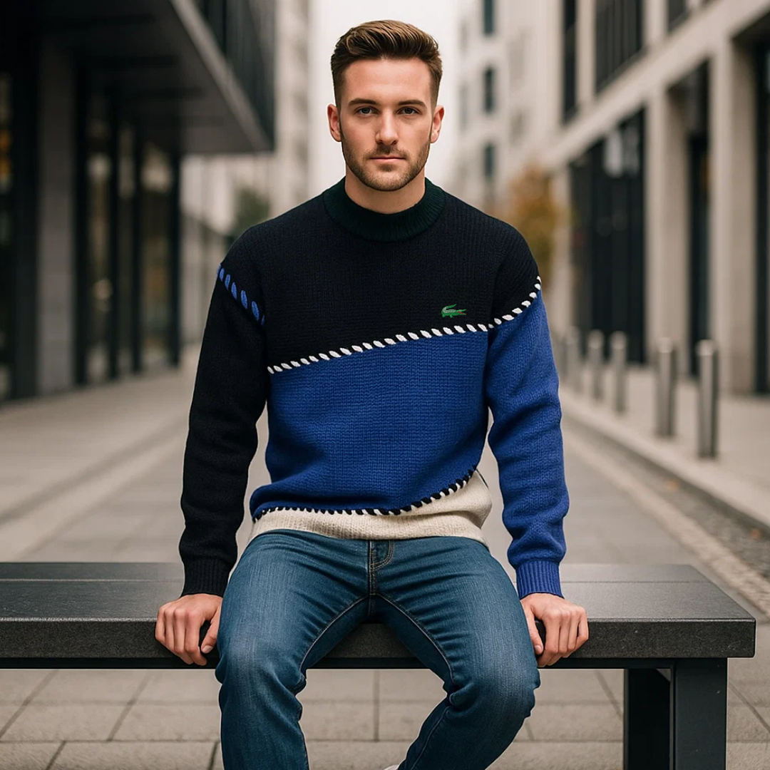 LC™ Patchwork Knit Sweater
