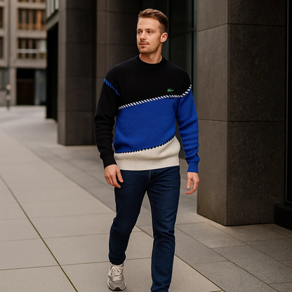 LC™ Patchwork Knit Sweater