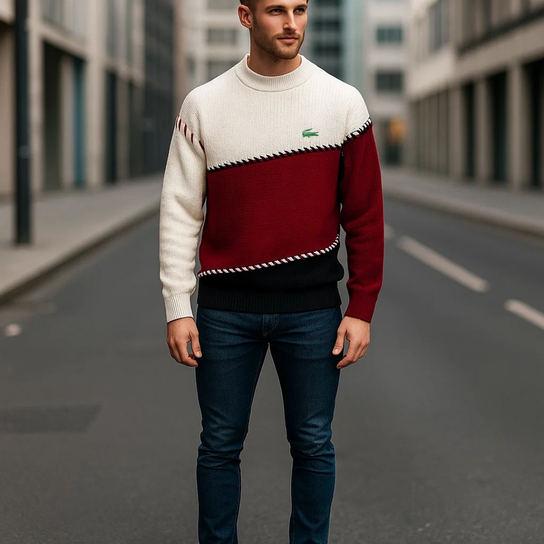 LC™ Patchwork Knit Sweater